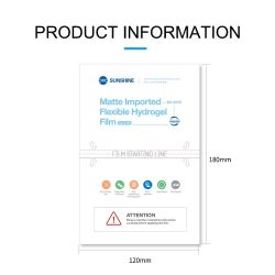 Sunshine SS-057E Ultrathin Matte Hydrogel Protector Film 