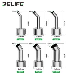 Relife 858 45° Bent Oblique Heat Air Gun Nozzle