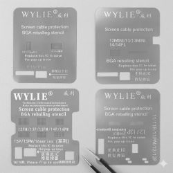 Wylie Screen IC Transplant Protective & Tin Plating BGA Reballing Stencil 
