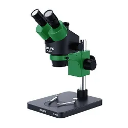 Relife RL-M3T 0.7-4.5X Trinocular HD Stereo Microscope - Green