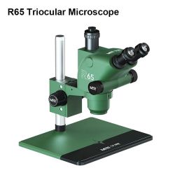 MaAnt R65 Sky Eye 6.5-65X Synchronous Zoom Trinocular Stereo Microscope