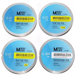 MaAnt 200M Superfine Silver No Breakpoint Flying Line