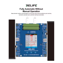 Relife TB-06 Pro Dual-Channel Fully Automatic Battery Cycle Tester 