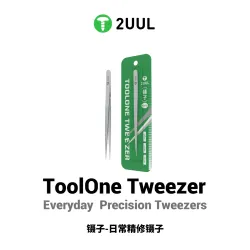 2uul TW15 Extra-Fine Stainless Steel Precision Tweezers