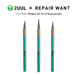2uul x Repair Want Y-C-S 3-in-1 Blades Set for Mobile Phone